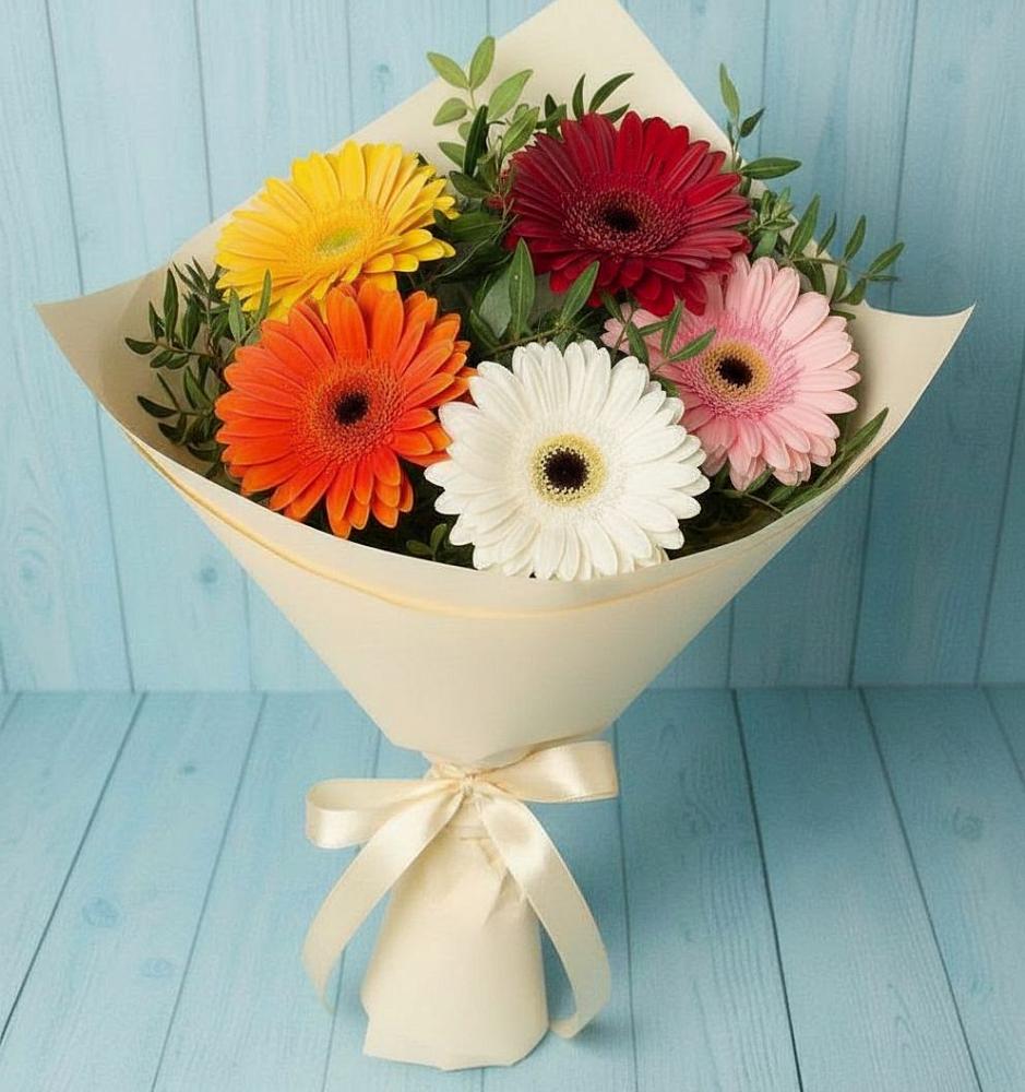 Букет цветов из: Герберы в Щедрино