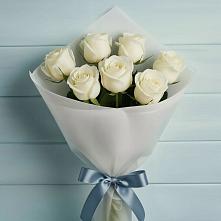 Букет 7 Белых роз Эдлесс Лав #REPLACE_PRED# Щедрино