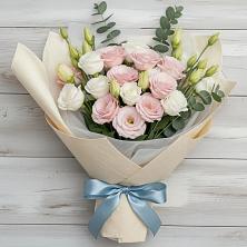 Букет цветов из:  Лизиантусы в Щедрино