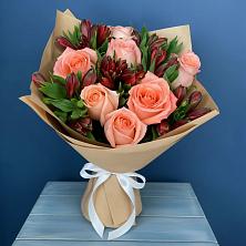 Букет цветов из:  Розы и Альстромерии в Щедрино