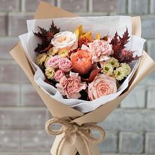 Букет цветов из:  Гвоздики, Хризантемы и Розы в Щедрино