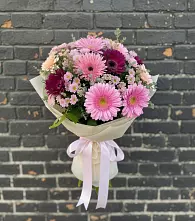 Букет цветов из:  Герберы и Хризантемы в Щедрино