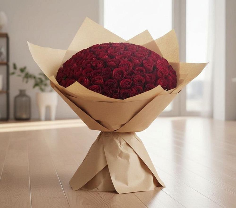 Букет 101 Красная роза в Щедрино