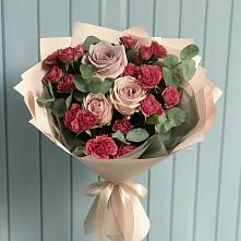 Букет цветов из:  Гвоздики и Розы в Щедрино