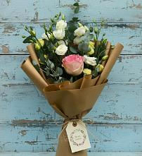 Букет цветов из:  Розы и Лизиантусы #REPLACE_PRED# Щедрино